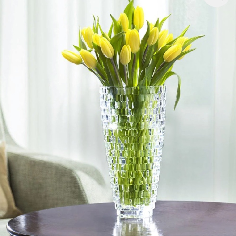 MIKASA - 12in “Palazzo” Crystal Vase
